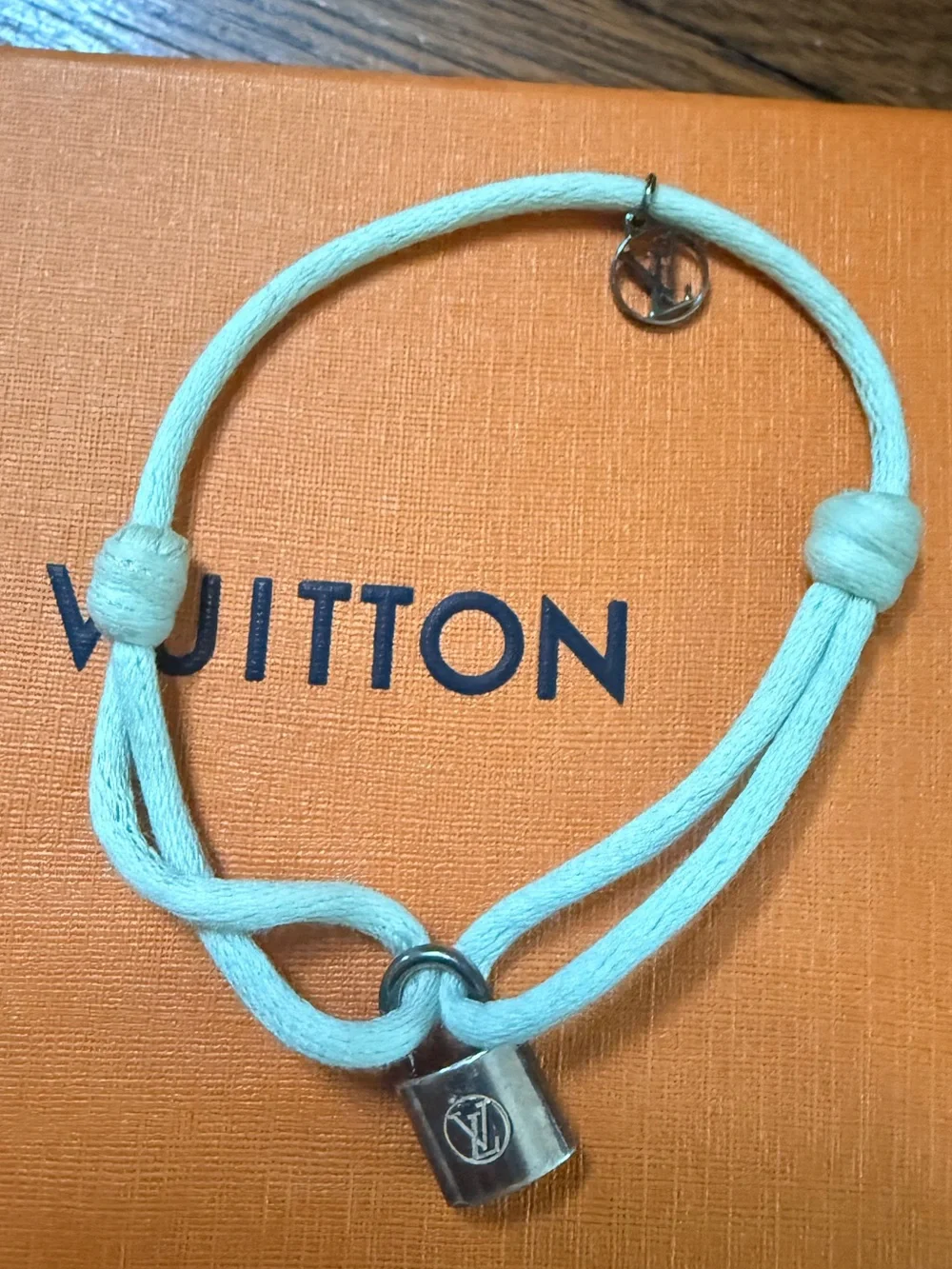 Louis Vuitton 925 Silver Lockit Bracelet with Coa